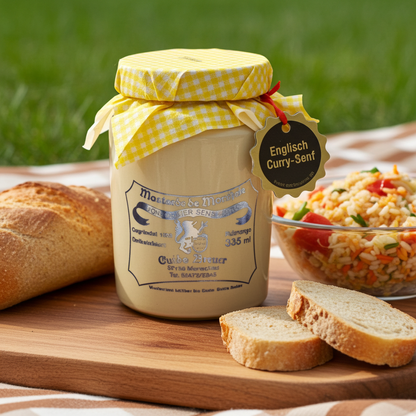 Englisch-Curry-Senf Monschauer Senf Historische Senfmühle Monschau 335 ml