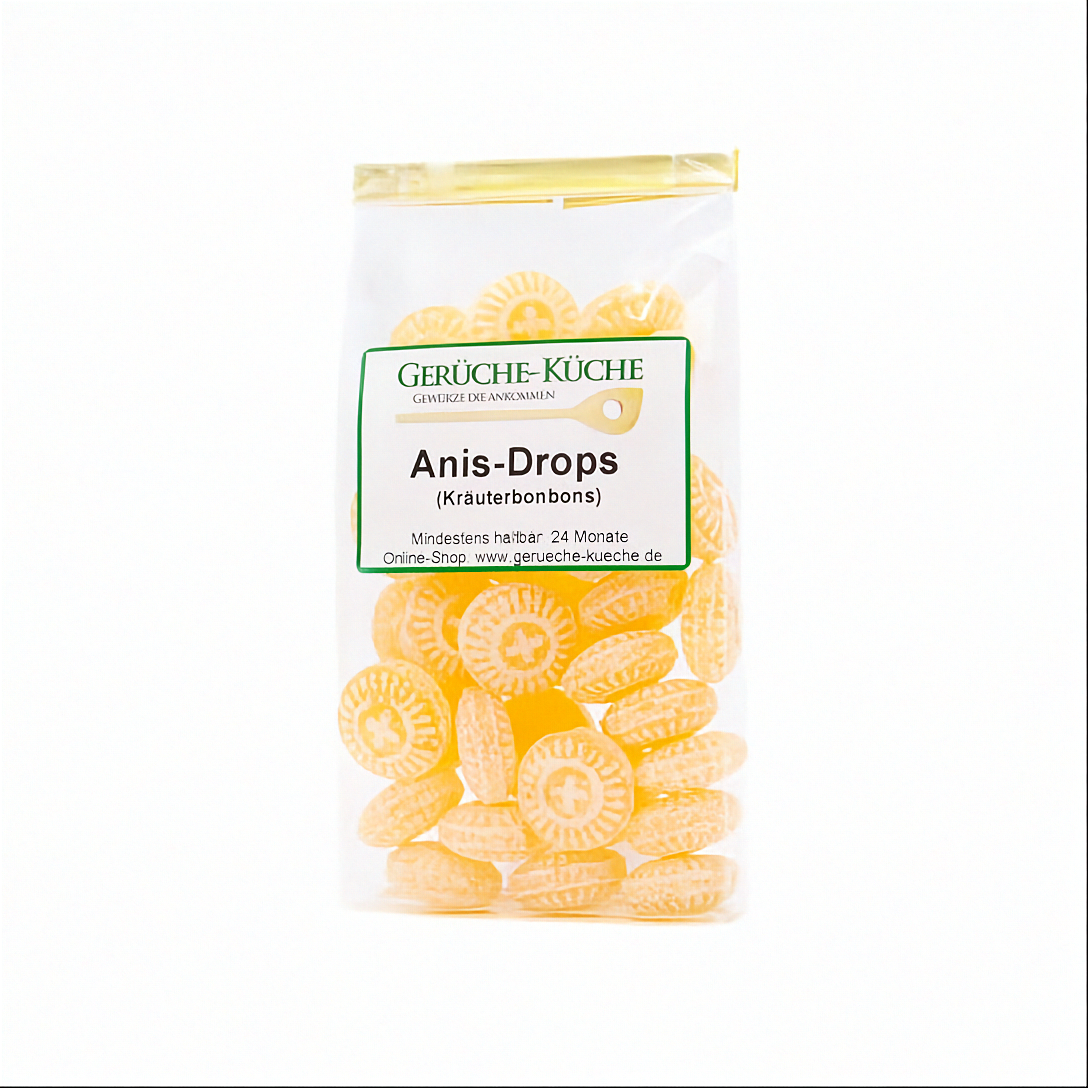 Anis-Drops Kräuterbonbons Detailansicht