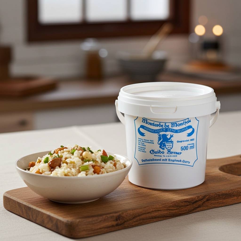 Englisch-Curry-Senf Monschauer Senf Historische Senfmühle Monschau 500 ml