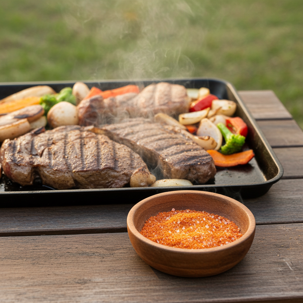 hickory smoked salt (seasoning preparation)
