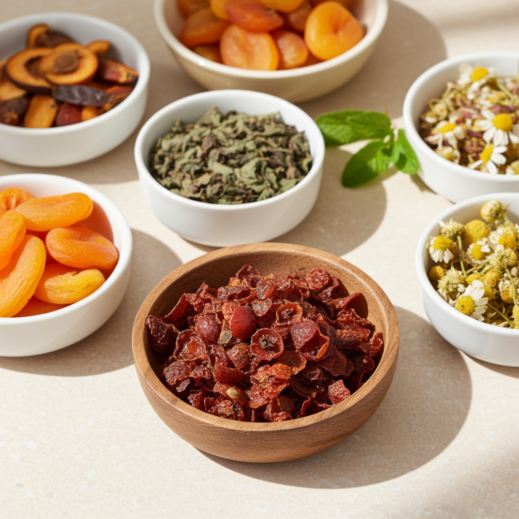 écorces d'églantier (coupées)