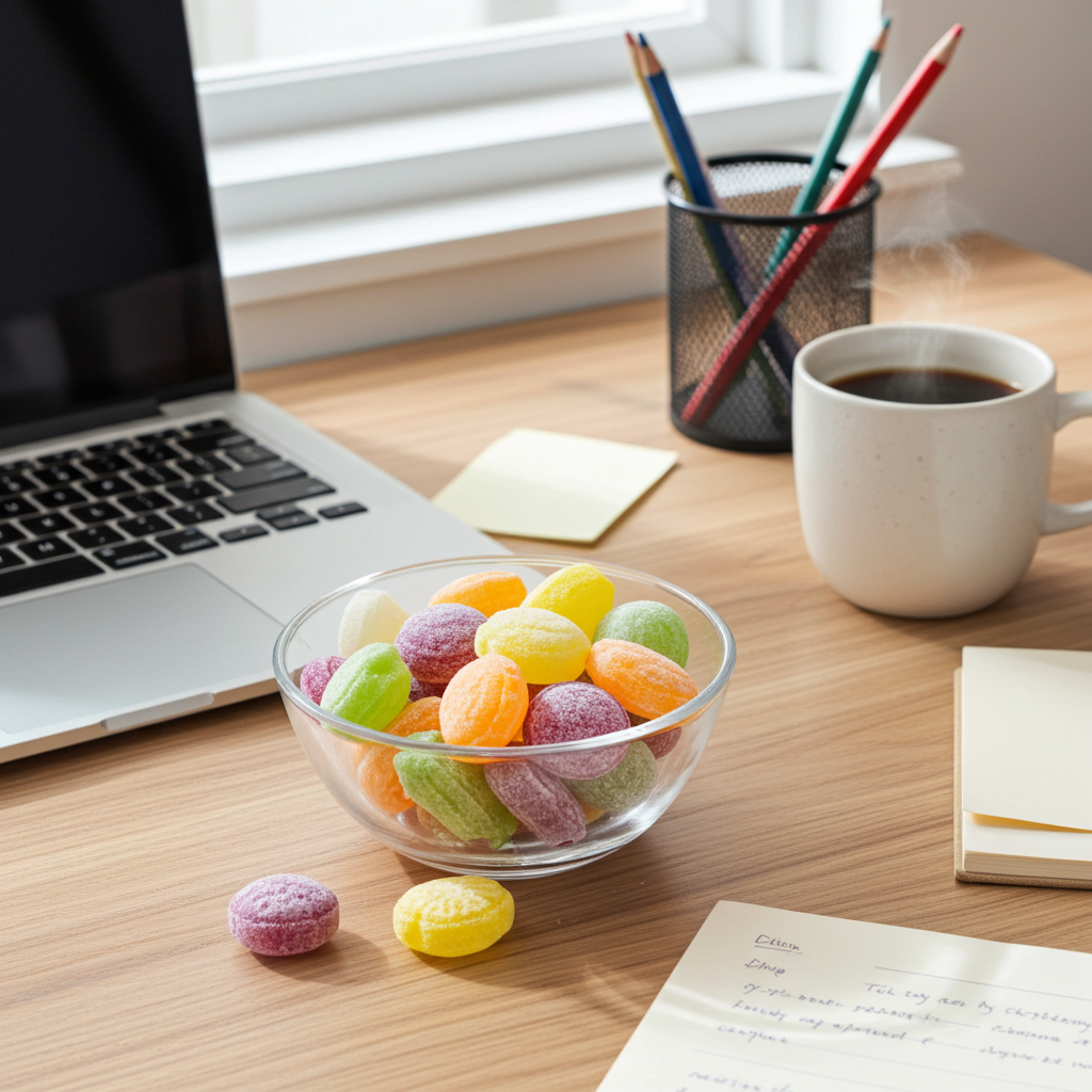 Früchtemischung Fruchtbonbons Produktbild