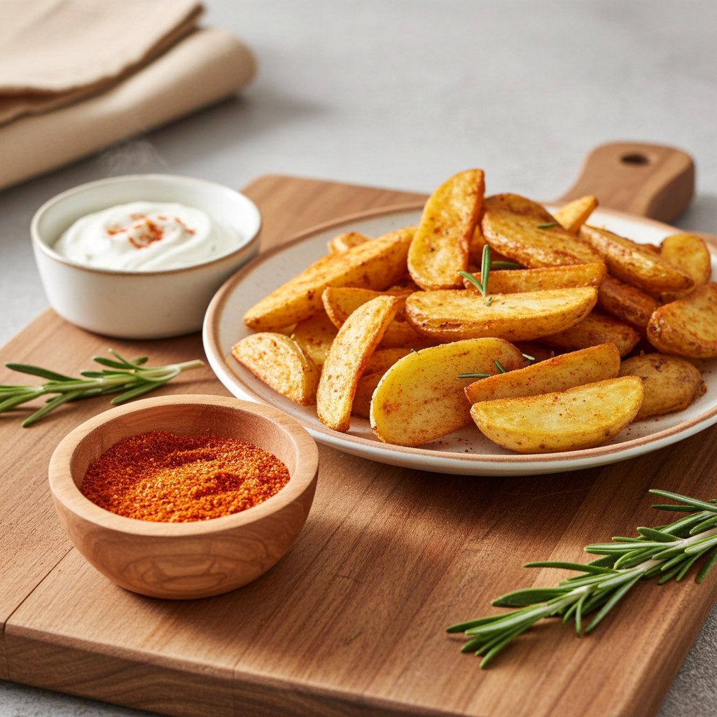 French fries (seasoning preparation)