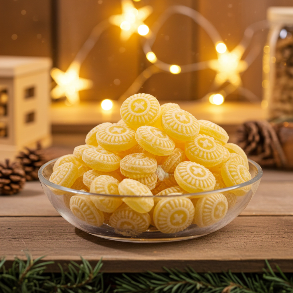 Anis-Drops Kräuterbonbons Nahaufnahme