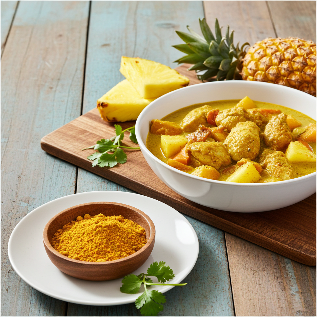 Curry Pineapple (spice preparation)