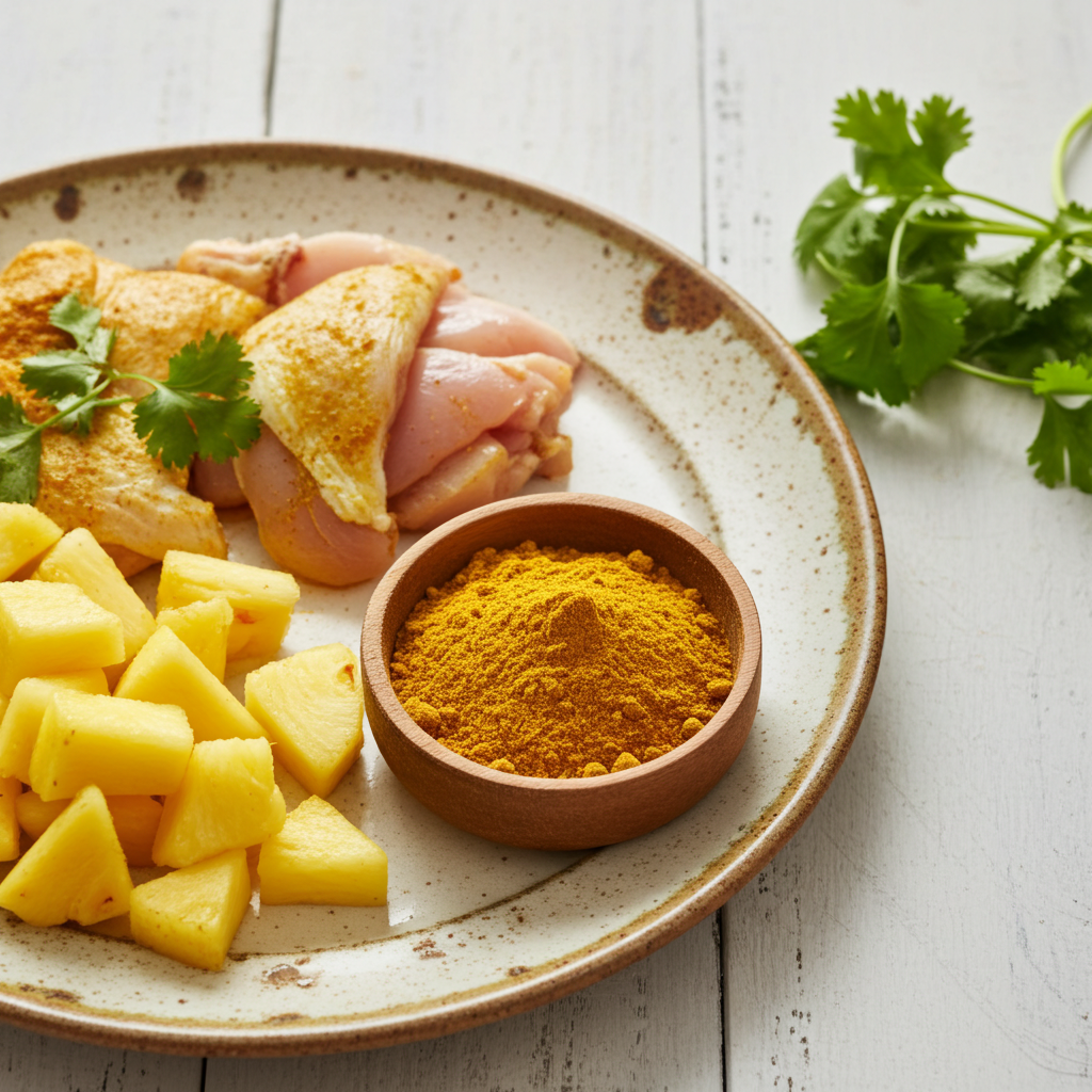 Curry Pineapple (spice preparation)