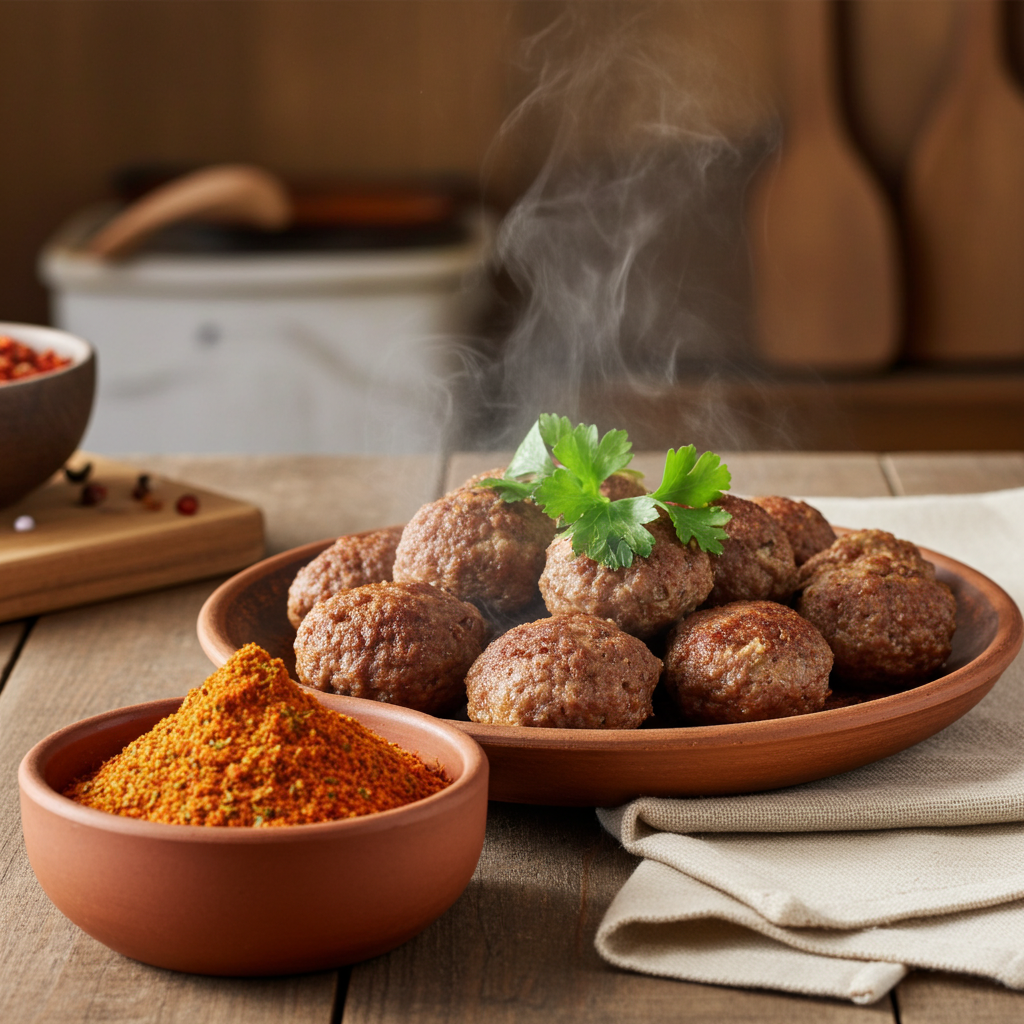 minced meat (spice mixture)