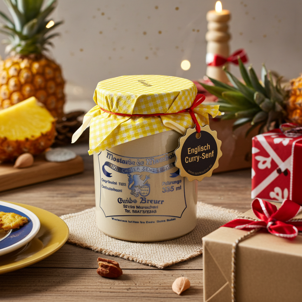 Englisch-Curry-Senf Monschauer Senf Historische Senfmühle Monschau 335 ml