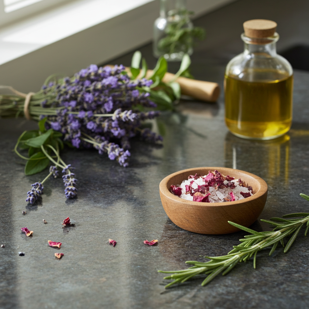 rose petal salt (seasoning salt)