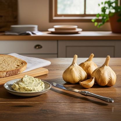 Geräucherter Knoblauch Knolle