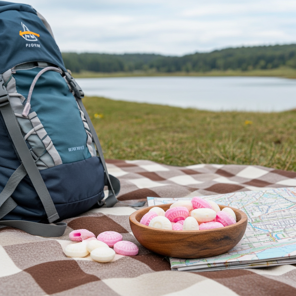 Orientalische Minzdrops Kräuterbonbons Verpackung