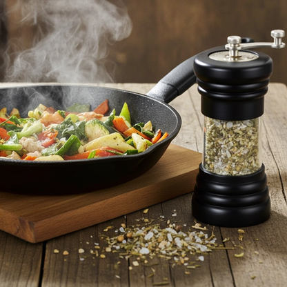 Herbal salt for the mill (spice preparation)