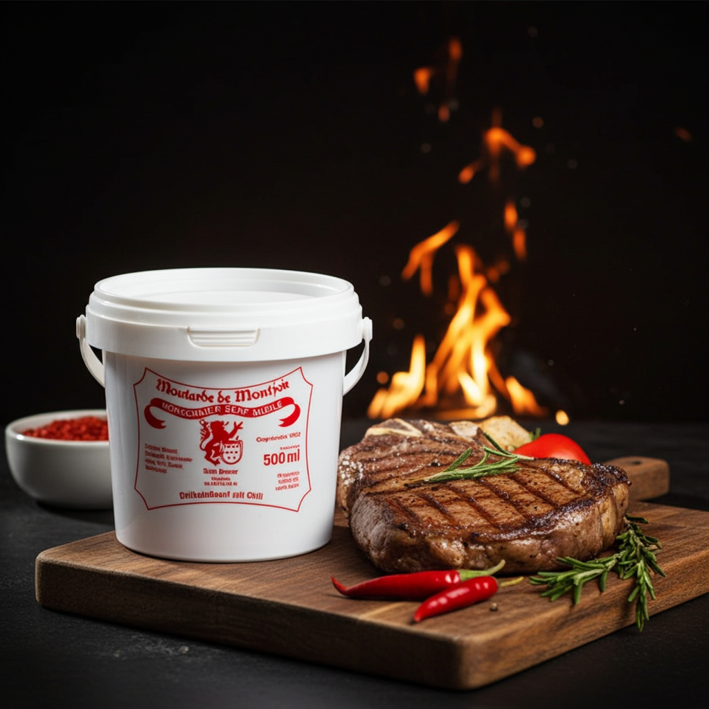 Chili-Senf Monschauer Senf Historische Senfmühle Monschau 500 ml