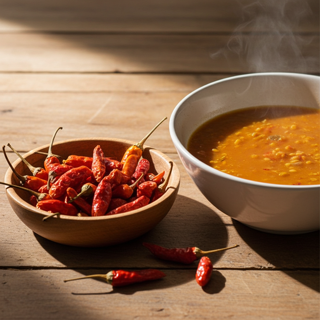 Piments entiers, Pili Pili