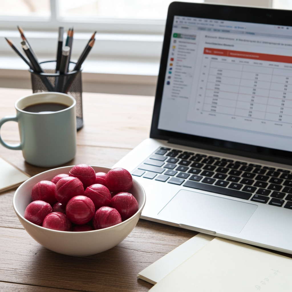 Wildkirsche-Bonbons Fruchtbonbons Produktbild