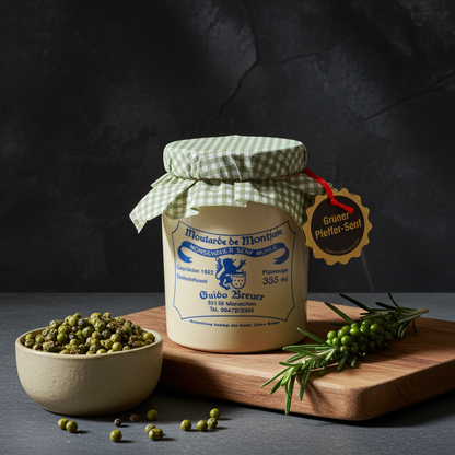 Grüner-Pfeffer-Senf Monschauer Senf Historische Senfmühle Monschau 335 ml