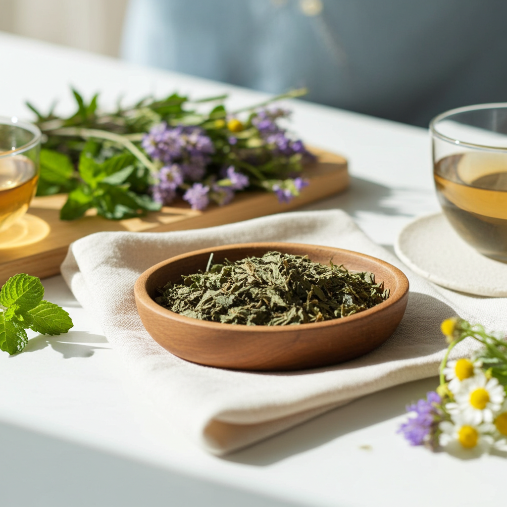 nettle leaves (chopped)